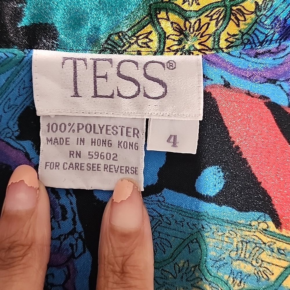 Vintage Tess blouse sz 4 - Picture 6 of 6